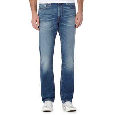 Levi's 504&#8482 fairfax blue straight leg jeans